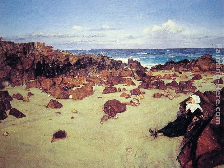 The Coast of Brittany painting - James Abbott McNeill Whistler The Coast of Brittany art painting